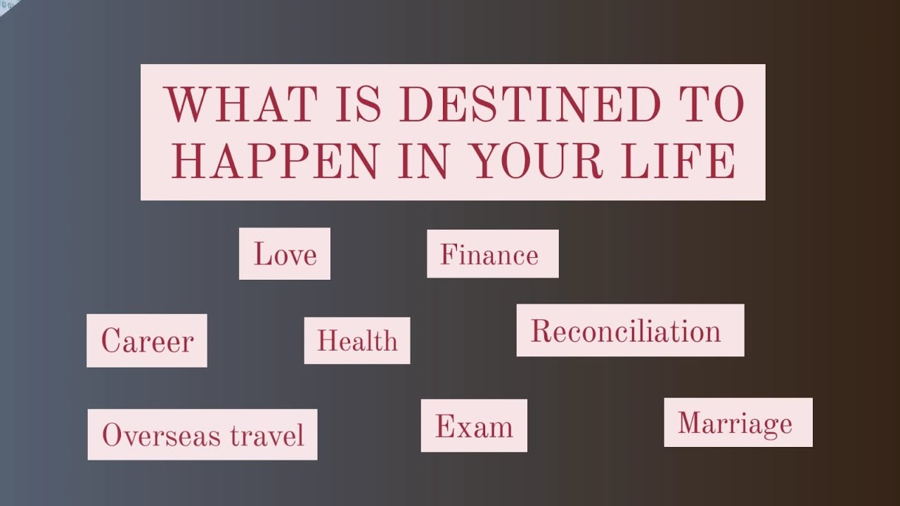 YOUR DESTINY let's see what is destined for you (timeless reading ...