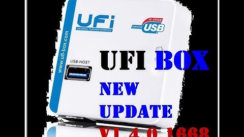 SETUP NEW UPDATE UFI BOX V1.4.0.1668