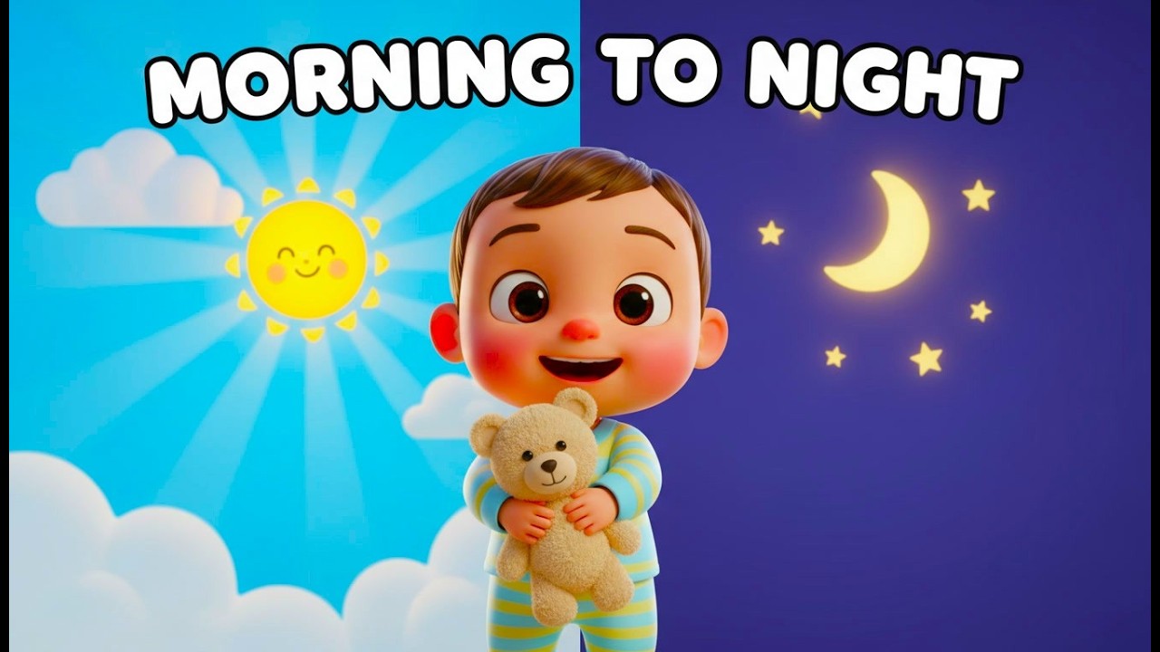 My Daily Routine Song | Brush, Eat, Play & Sleep | Kidzo Baby
