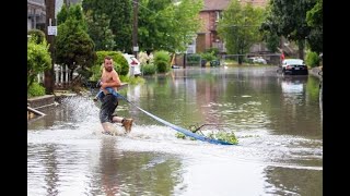 Unstoppable Force Unclogging Debris-Stuck Drains to Clear Flooded Streets with Lightning Speed!