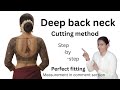 Perfect 9 Inch Deep Back Neck Blouse | Easy Cutting Tutorial। Kusum Stitching। Kusum Designer