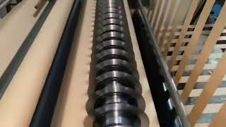 Sticker Paper Slitting Slitter Rewinder Machine Working in Ecuador