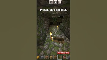 Minecraft probability 0.000001😱#viral #short #famous #minecraft #probability #bestmoments #spawning