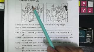 ULANGKAJI BAHASA MELAYU TAHUN 3. MODUL BINTANG, MUKA SURAT U4-7. UNIT 4 SAYA SIHAT DAN BERTENAGA