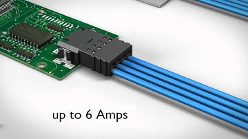 Phoenix Contact Mini PCB plug connectors with fast connection.