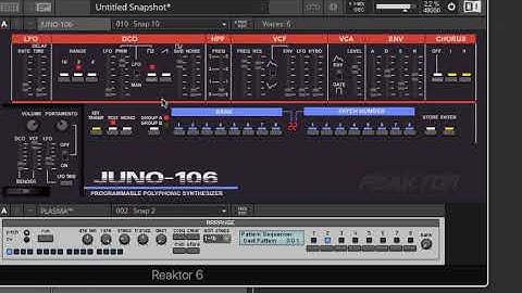 Juno 106 - Native Instruments Reaktor Community Library | Free Synth Plugin (2021)