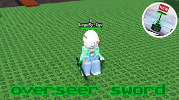 how to get the overseer sword • killstreak sword fighting •