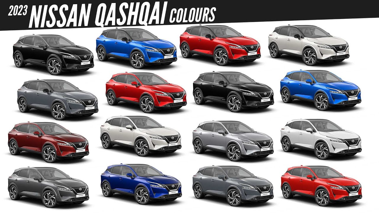 2023 Nissan Qashqai Tekna+ All Color Options Images AUTOBICS