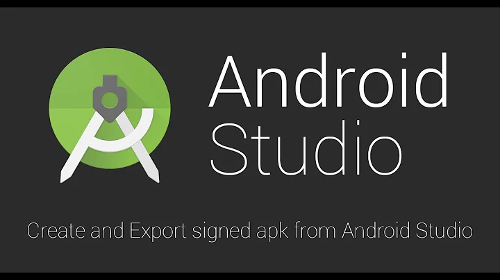 Create and Export signed apk from Android Studio