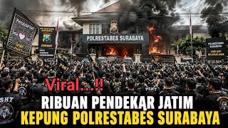 SURABAYA HEATS UP! THOUSANDS OF PSHT MARTIAL ARTISTS SURROUND POLRESTABES, DEMANDING IMMEDIATE AR...