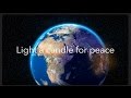 Light a candle for peace