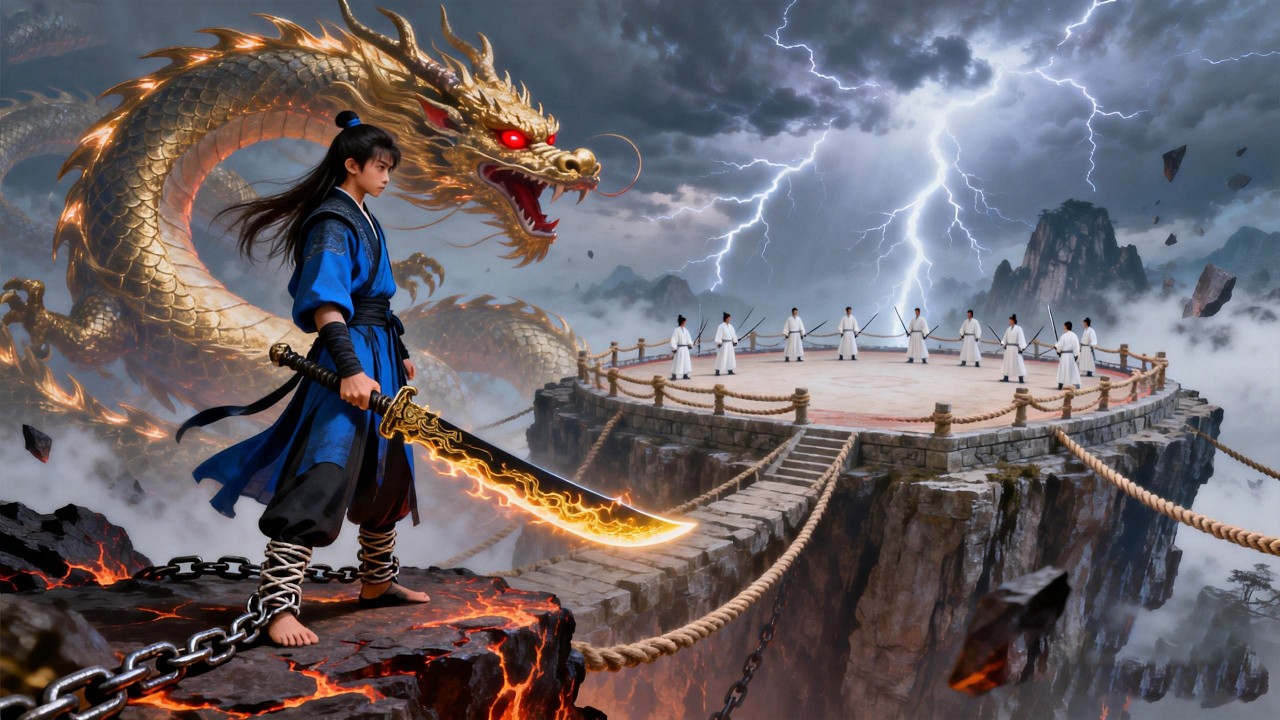 廢柴被困深渊绝境，沒想到激活龍族血脈，一出手打敗魔尊稱霸天下#功夫#動作#武俠 #熱門 #movie #中國電視劇#仙侠