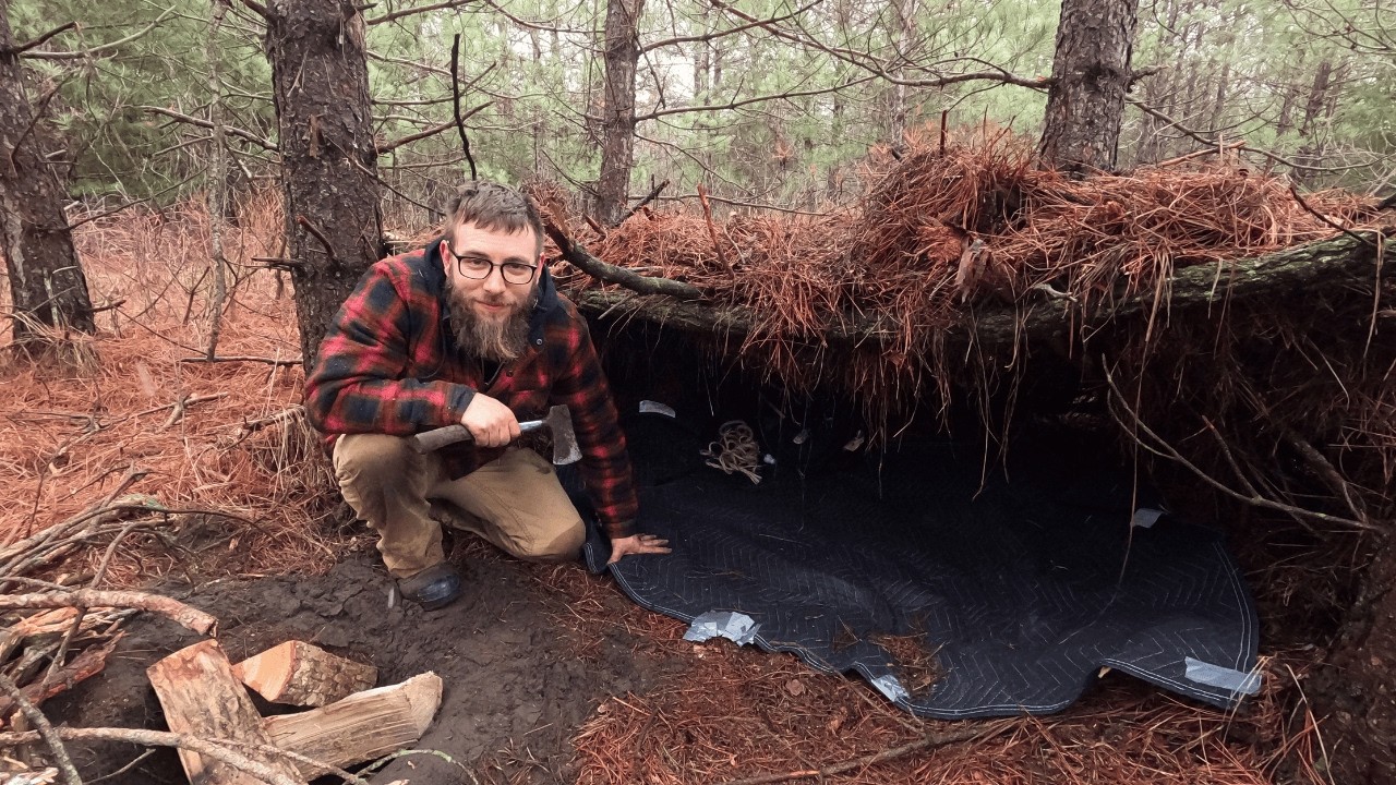 Bushcraft Survival Shelter - No Tent, No Sleeping Bag - Braving The ...