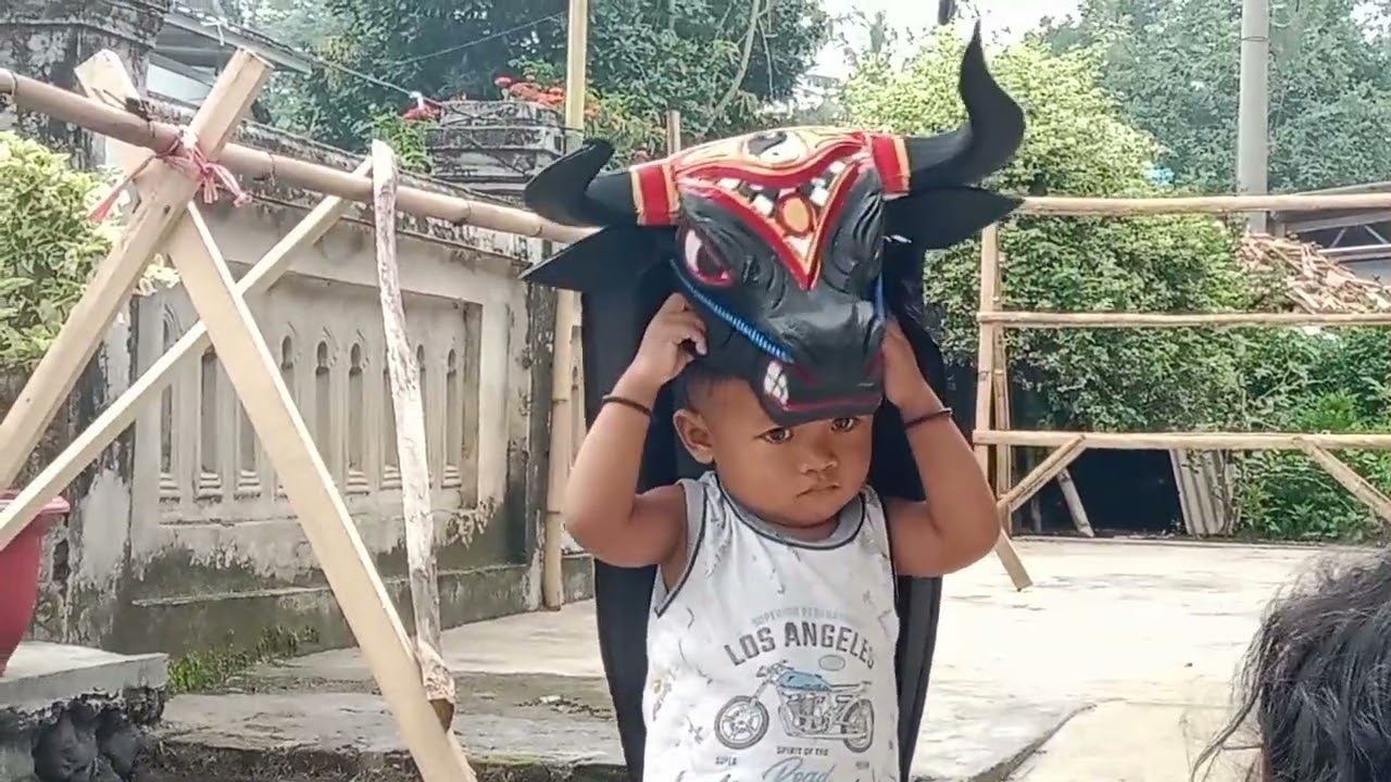 kakak Daffa Main Bantengan #bantengan #lucu #anak #fyp #viral