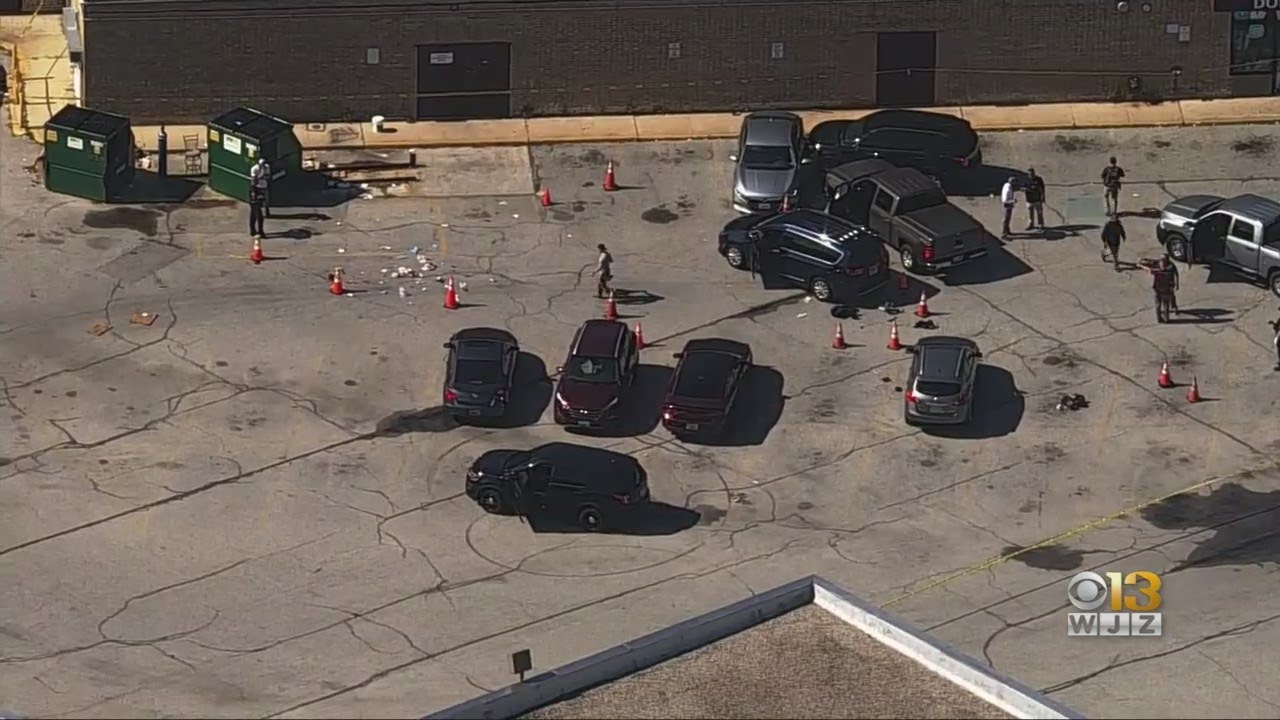 2 Baltimore Warrant Apprehension Task Force Officers Injured, Suspect Killed At Security Square Mall - YouTube