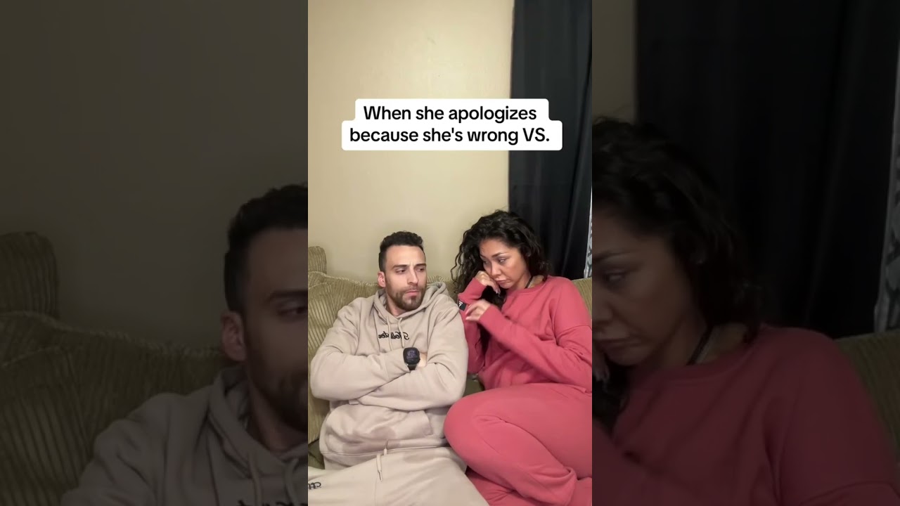 When she apologizes because she’s wrong vs when I apologize 