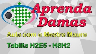 Jogo de Damas - Golpe na Tablita A3C5 - H8A3 