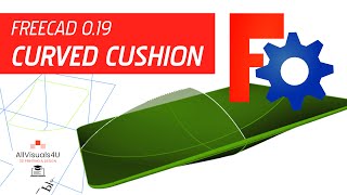 👌 FreeCAD Curved Surface - 3D Model A Cushion - FreeCAD Surface Workbench