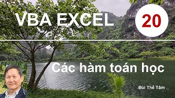 VBA EXCEL – Bài 20. Các hàm toán học, Mathematic function – Bui The Tam