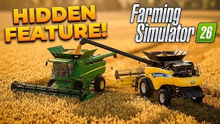 Farming Simulator 26: HIDDEN Feature! Harvesters Can LOAD & UNLOAD Each Other! 😱