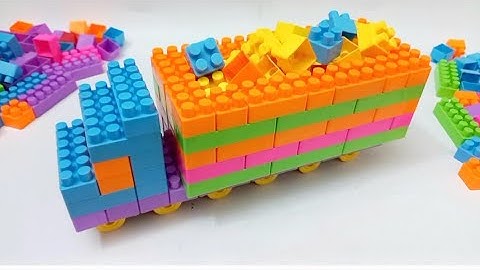 Satisfying DIY Big Lego Truck/ASMR Building Blocks/Lego Blocks game #buildingblocks#asmr#asmrsounds