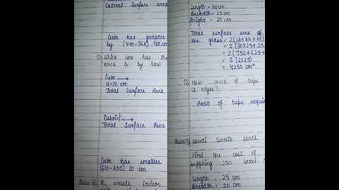 Surface area and volume exercise-13.1 full solution video ncert class 9|chapter-13