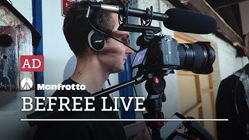 MANFROTTO BEFREE LIVE BTS — Travel Tripod for Filmmaking | AD