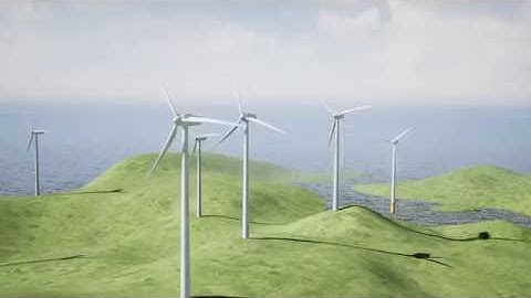 Wind Turbine. Unreal Engine asset