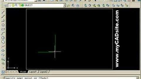 AutoCAD Direct Distance Entry Tutorial