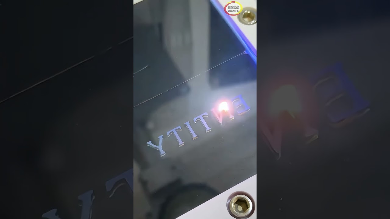Glass Engraving Marking With UV Laser Machine