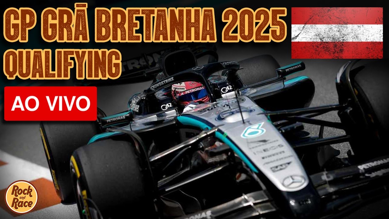 GP GRÃ BRETANHA 2025 - QUALIFYING - AO VIVO - Comentários, análise e bate papo em tempo real