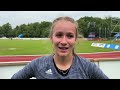Pavla Štoudková po 800 m na Kladno hází 2025
