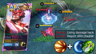 TOP 1 GLOBAL CLINT ONE SHOT BUILD!🔥 (DAMAGE HACK) CLINT BEST 1 HIT BUILD FOR 2024! MUST TRY THIS