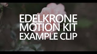 EDELKRONE MOTION KIT - Example Clip (Slide + Pan + Tilt + Focus)
