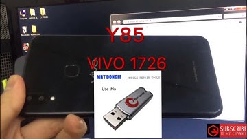 VIVO Y85/vivo1726 frp bypass screen lock/google account by MRT DONGLE