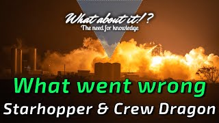 16 Spacex Starhopper Burning In Static Fire & Crew Dragon Anomaly Results & Fix