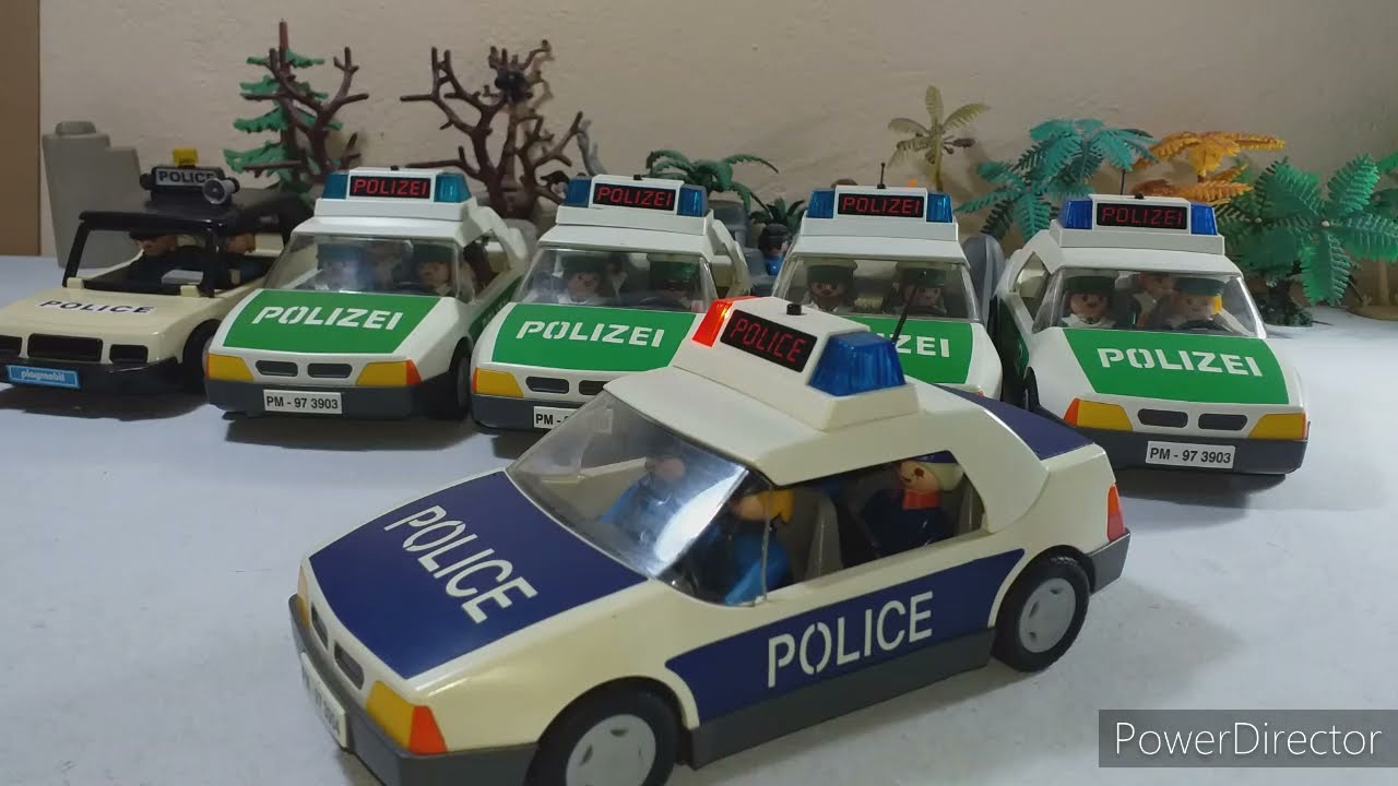 playmobil coches patrulla de policía