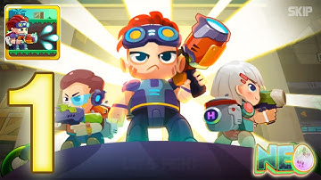 Metal Shooter Run And Gun: Gameplay Walkthrough Part 1 - The First Weapons (iOS, Android)