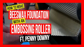 Hoe maak je bijenwas funderingsvellen