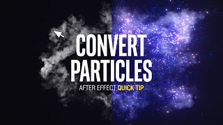 After Effects Quick Tip Easy Convert to Particles l 파티클로 변환하기