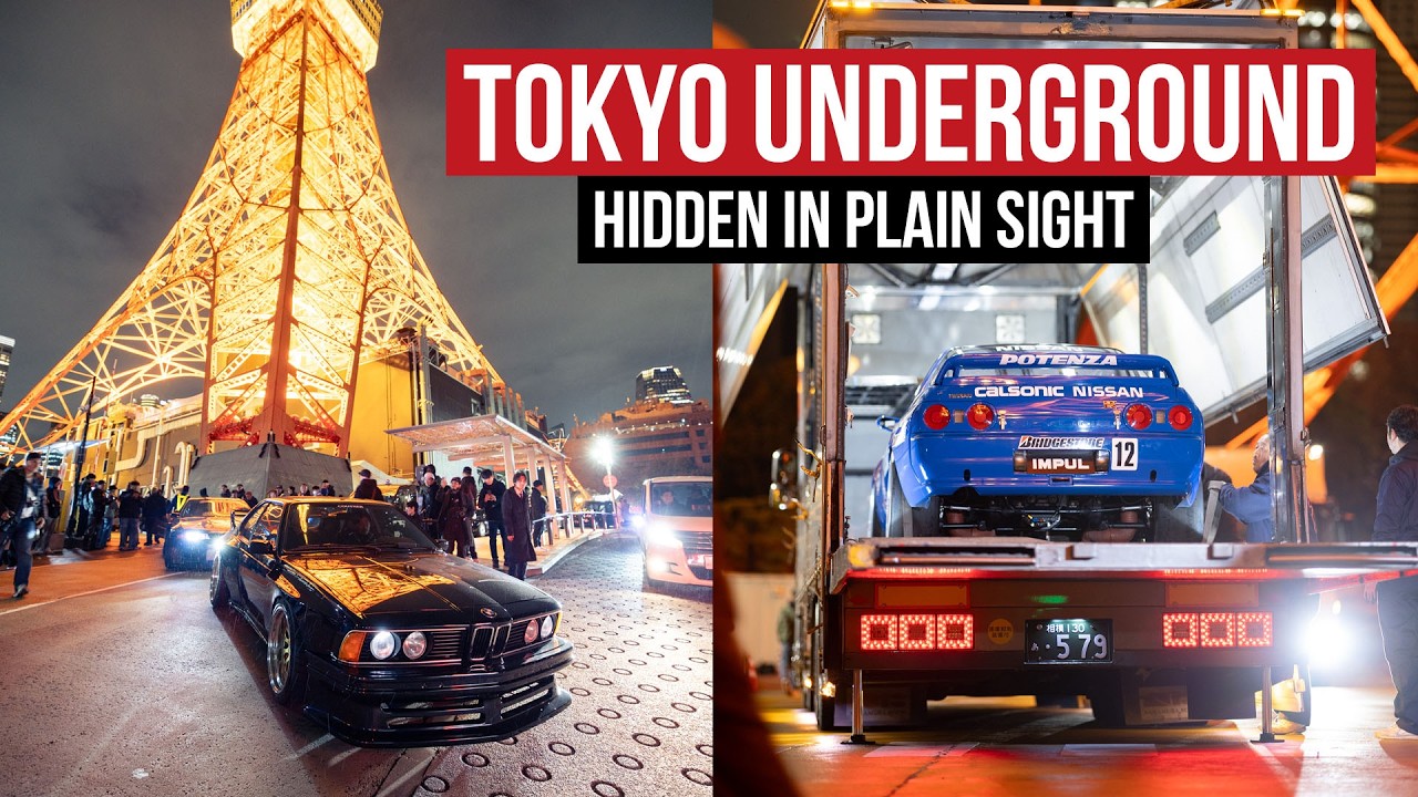 Tokyo Tower Hosts The City's Famous Underground Meet