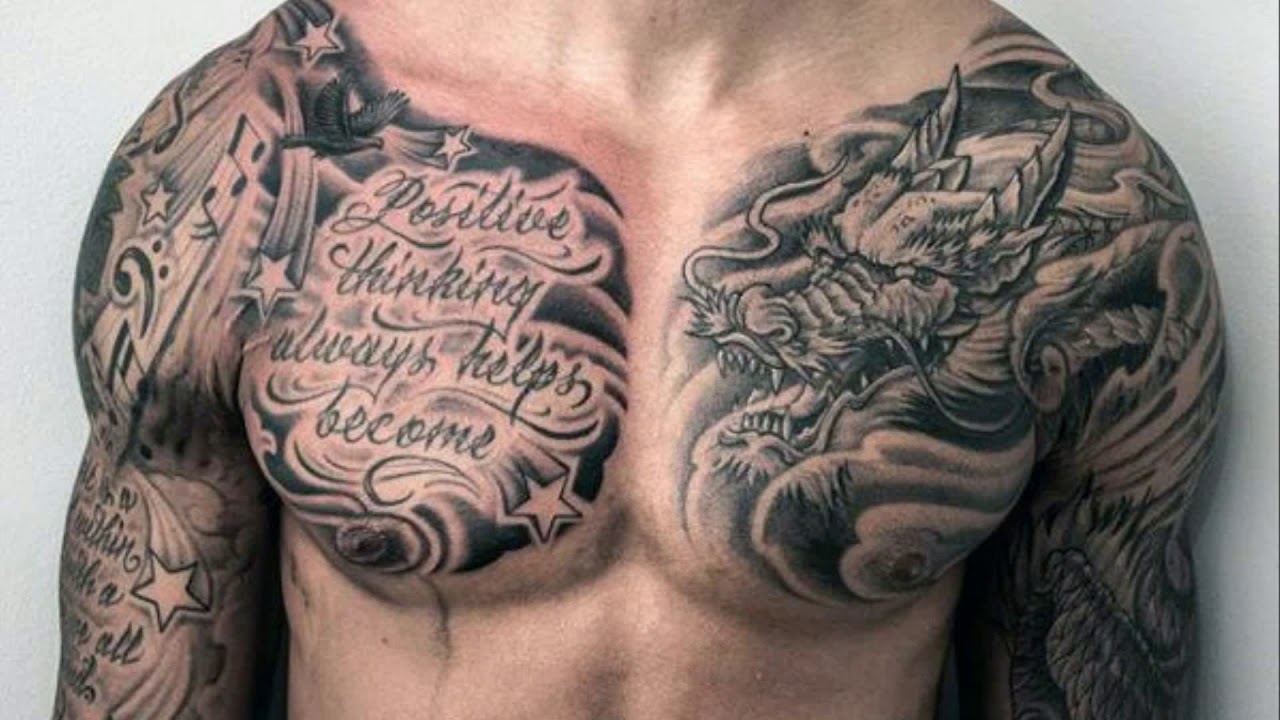 Tattoo Ideas For Men Chest - YouTube