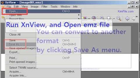 How to open & convert EMZ file extension, download emz file viewer