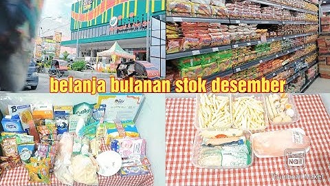 pulang kerja langsung belanja bulanan|stok utk desember #belanjabulanan #kegiataniburumahtangga