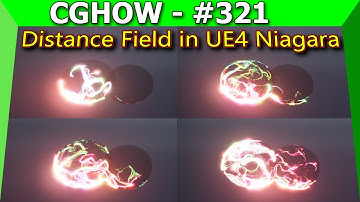 Distance Field in UE4 Niagara - How to Create It: Showcase