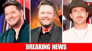 Breaking News Michael Bublé Teams Up with Blake Shelton Riley Green for Epic Voice Collab Let Start.