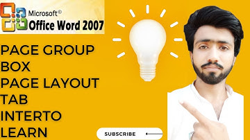 Page Background, Watermark, Border|| In ms Word 2007 in Urdu/Hindi– Page Layout Tab