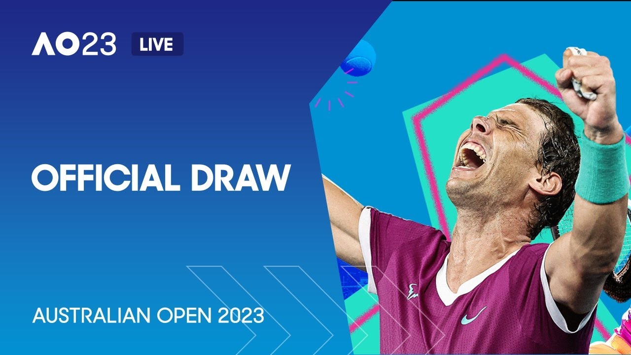 LIVE Official Draw Australian Open 2023