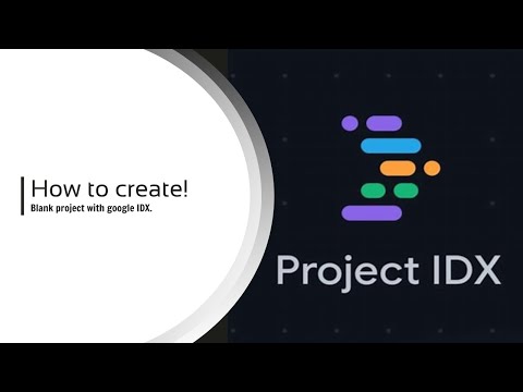 How to create a project (Blank) in Project I D X.