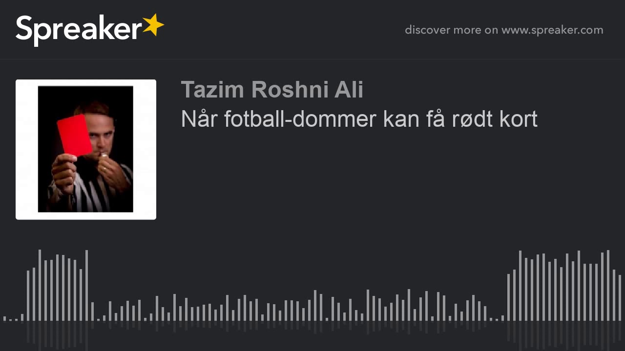 Når fotball-dommer kan få rødt kort - YouTube